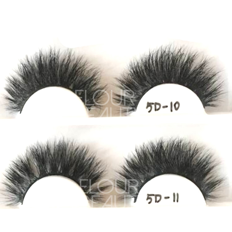 Luxury and fluffy vivid mink 5D eyelashes China factory wholesale EL67